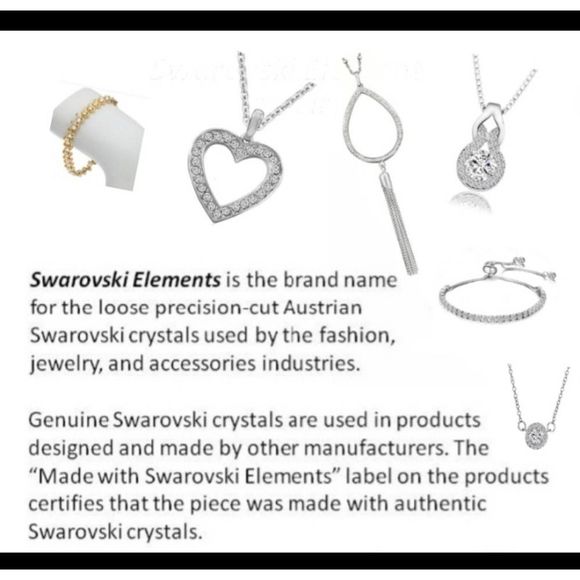 Swarovski Elements - Size 8.75 - Silver tone ring as pictured - Picture 6 of 6